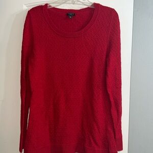 Talbots Petites. Red sweater, size medium petite.